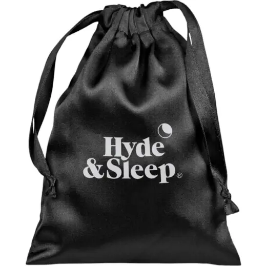 Eva & Elm Serenity Eye Mask Black Pouch Branded